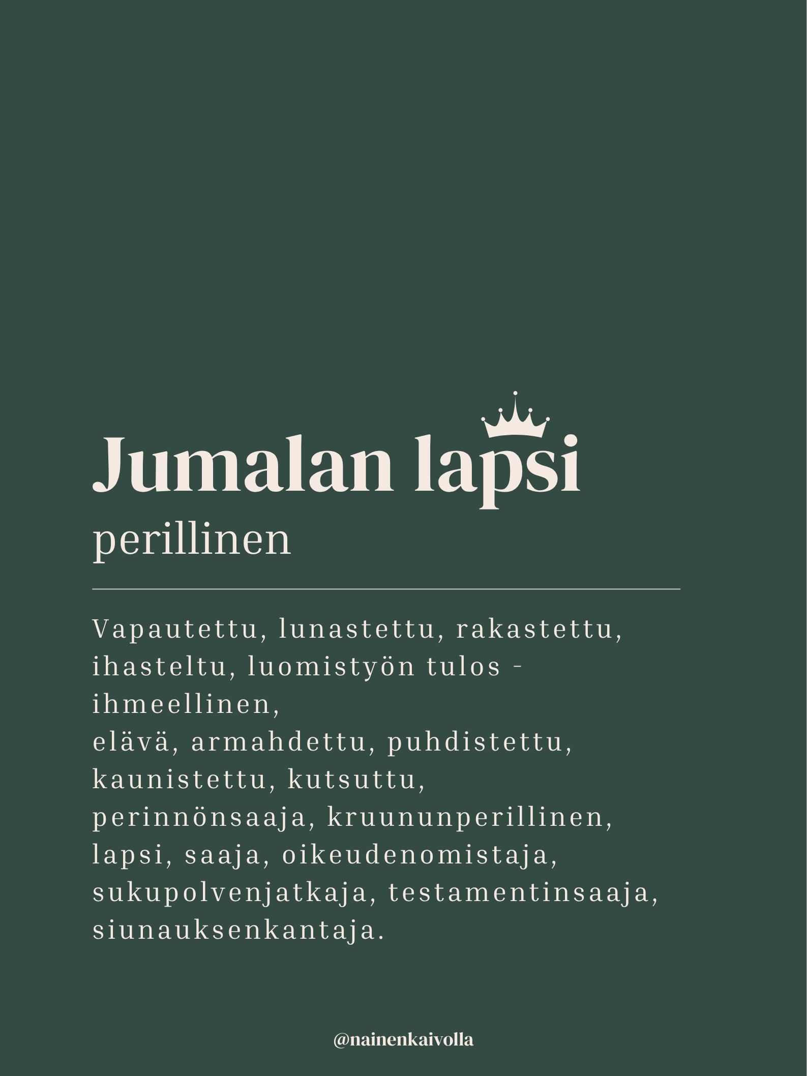 JUMALAN LAPSI