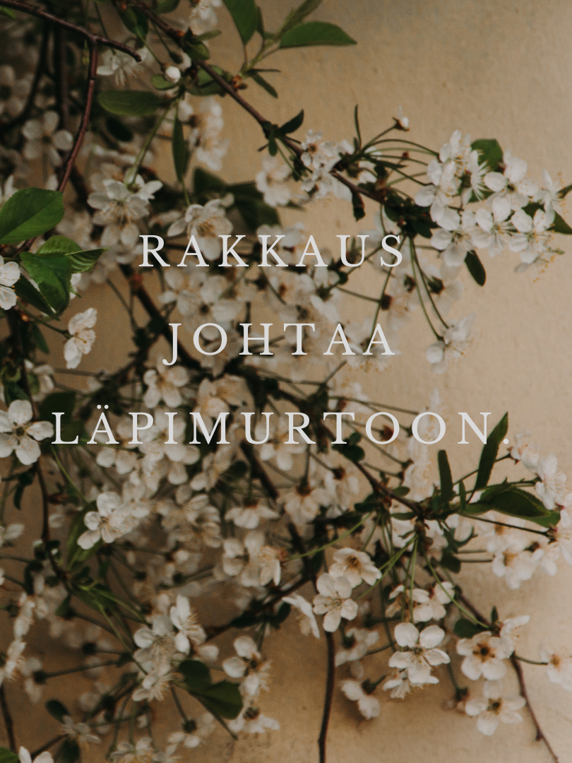 RAKKAUS JOHTAA LÄPIMURTOON