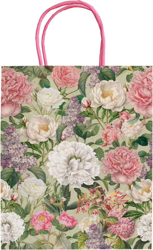 Lahjakassi/ Paperikassi Ruusut