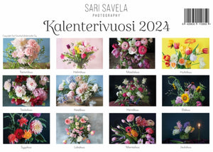 2024 Suomenkielinen Seinäkalenteri Sari Savela