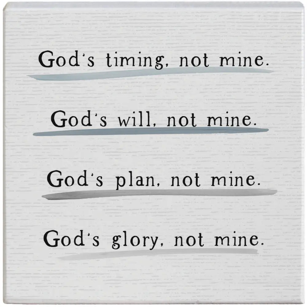 Sisustustaulu God's, not mine