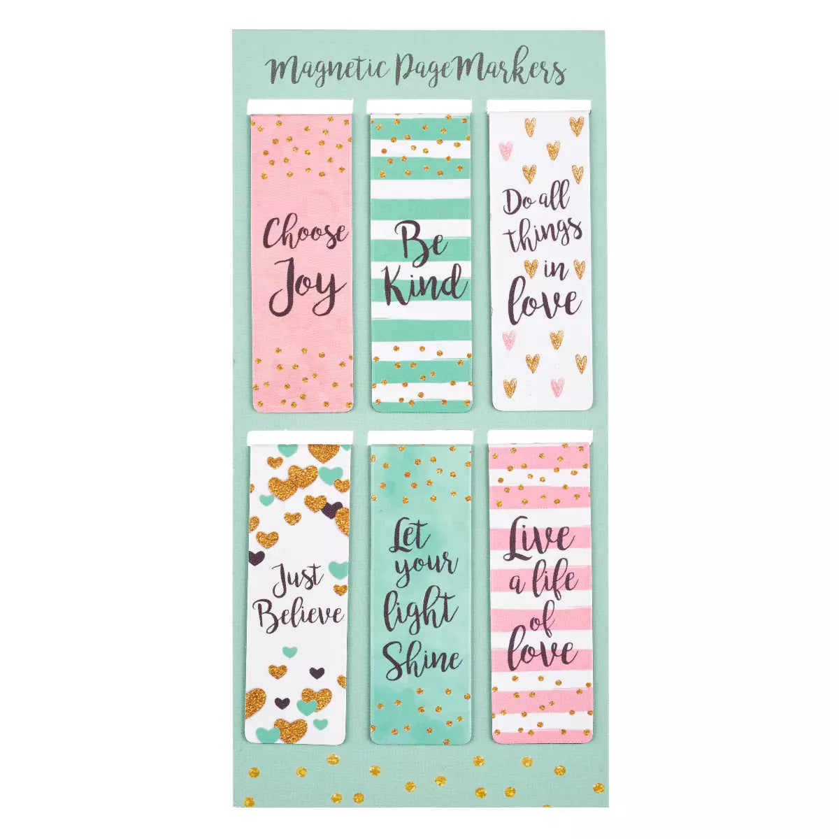 ARTGIFTS Magneettiset kirjanmerkit Choose joy