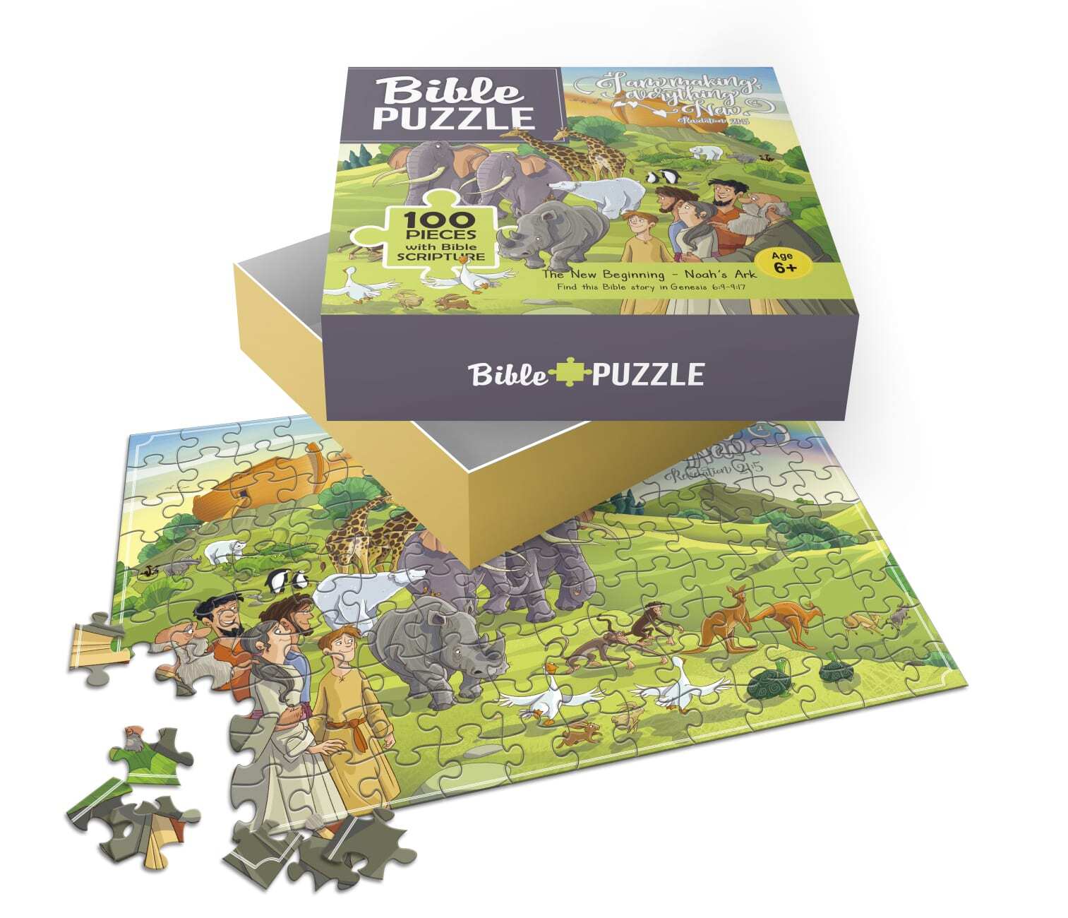 Lasten palapeli Noah's Ark 100 palaa