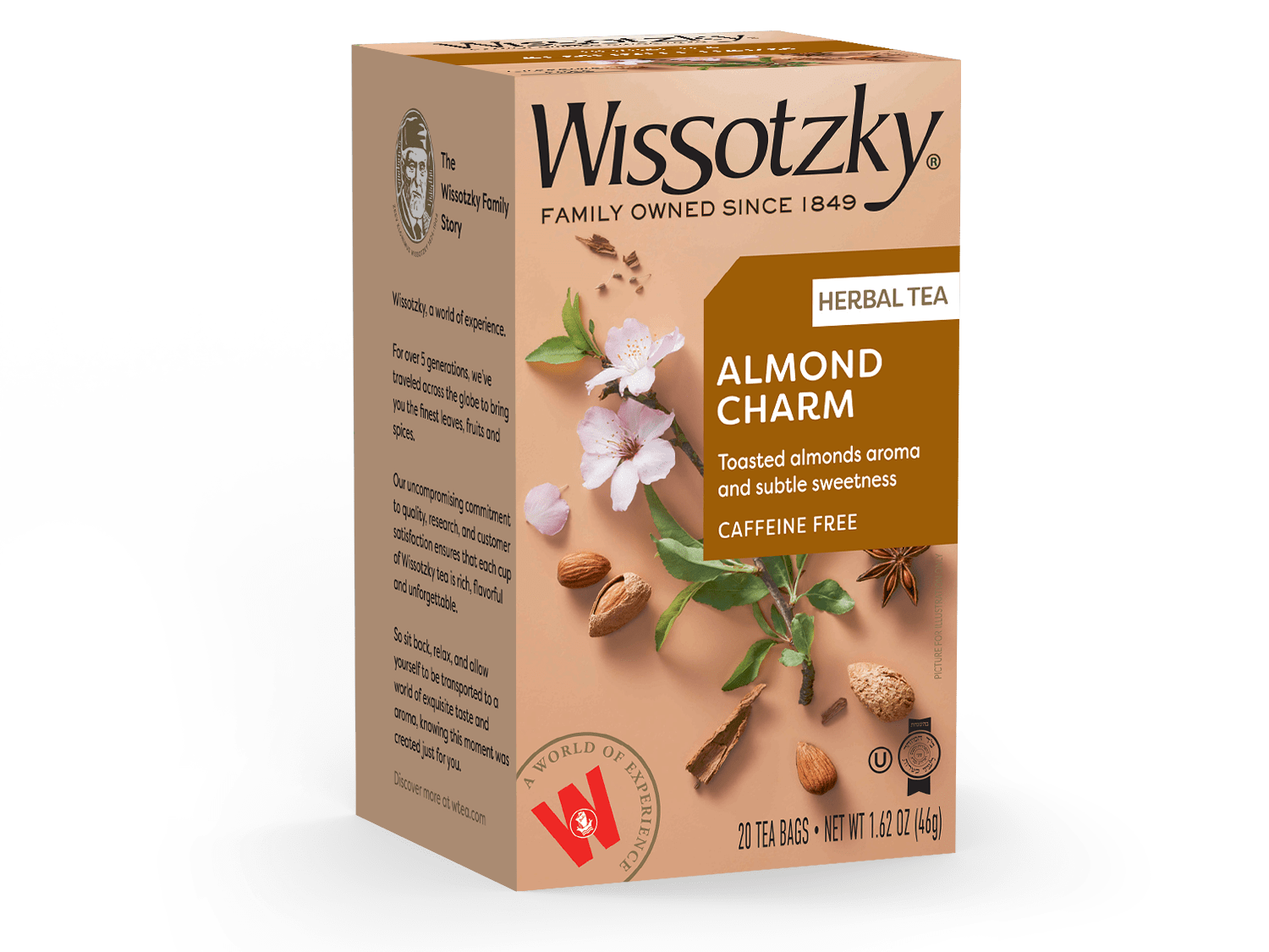 Israelilainen kofeiiniton tee Manteli