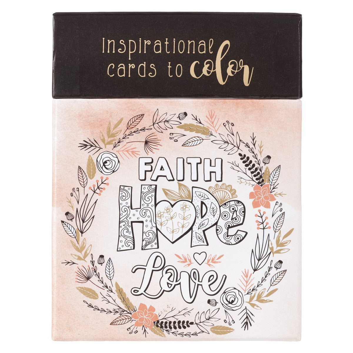 ARTGIFTS Värityskortit Faith Hope & Love