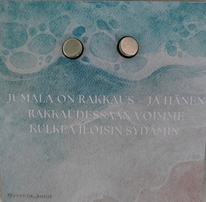 Teräs korvakorut Daavidin tähti