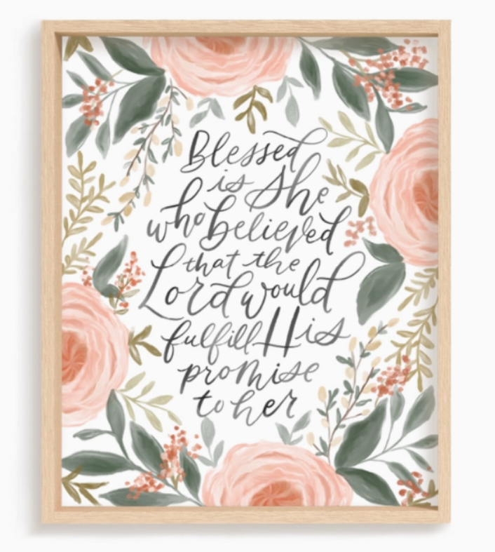 LOVEALL Design Sisustusjuliste Blessed