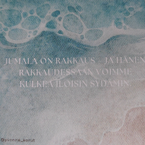 Yvonne Risti korvakorut Jumala on rakkaus