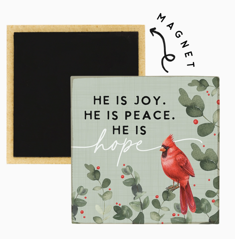 Puinen magneetti He is Joy