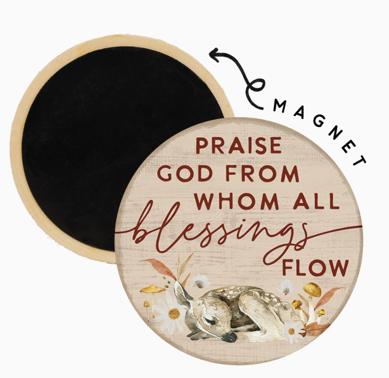 Puinen magneetti Praise God Blessings
