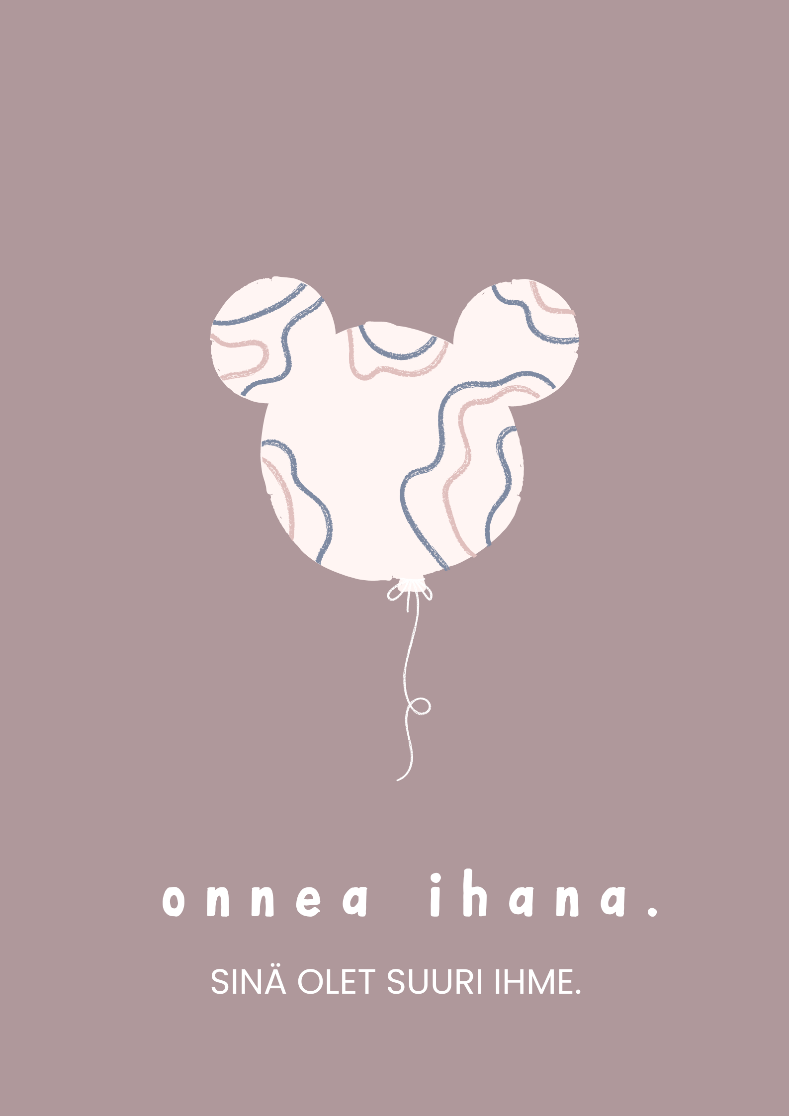 KAIVOLLA Kortti Onnea ihana ihme