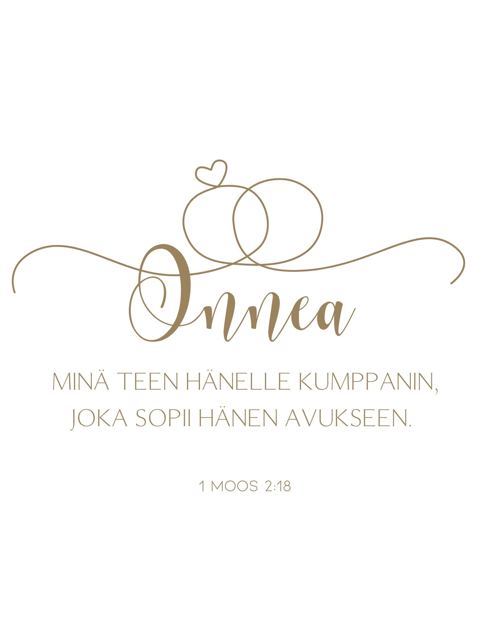 KAIVOLLA Kortti Onnea, Minä teen hänelle kumppanin