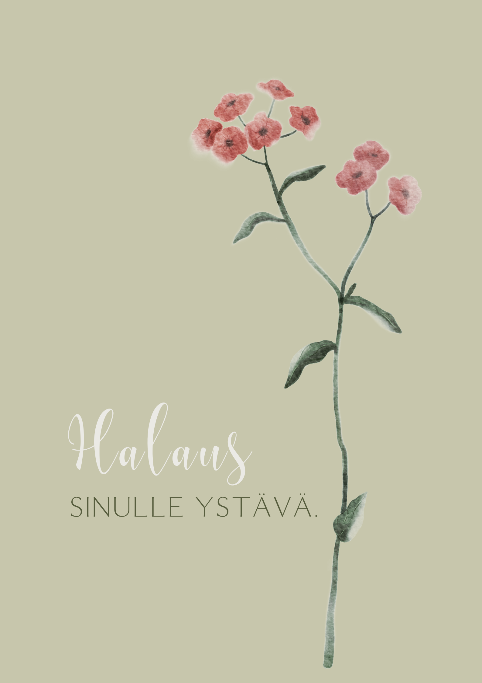 KAIVOLLA Kortti Halaus sinulle ystävä