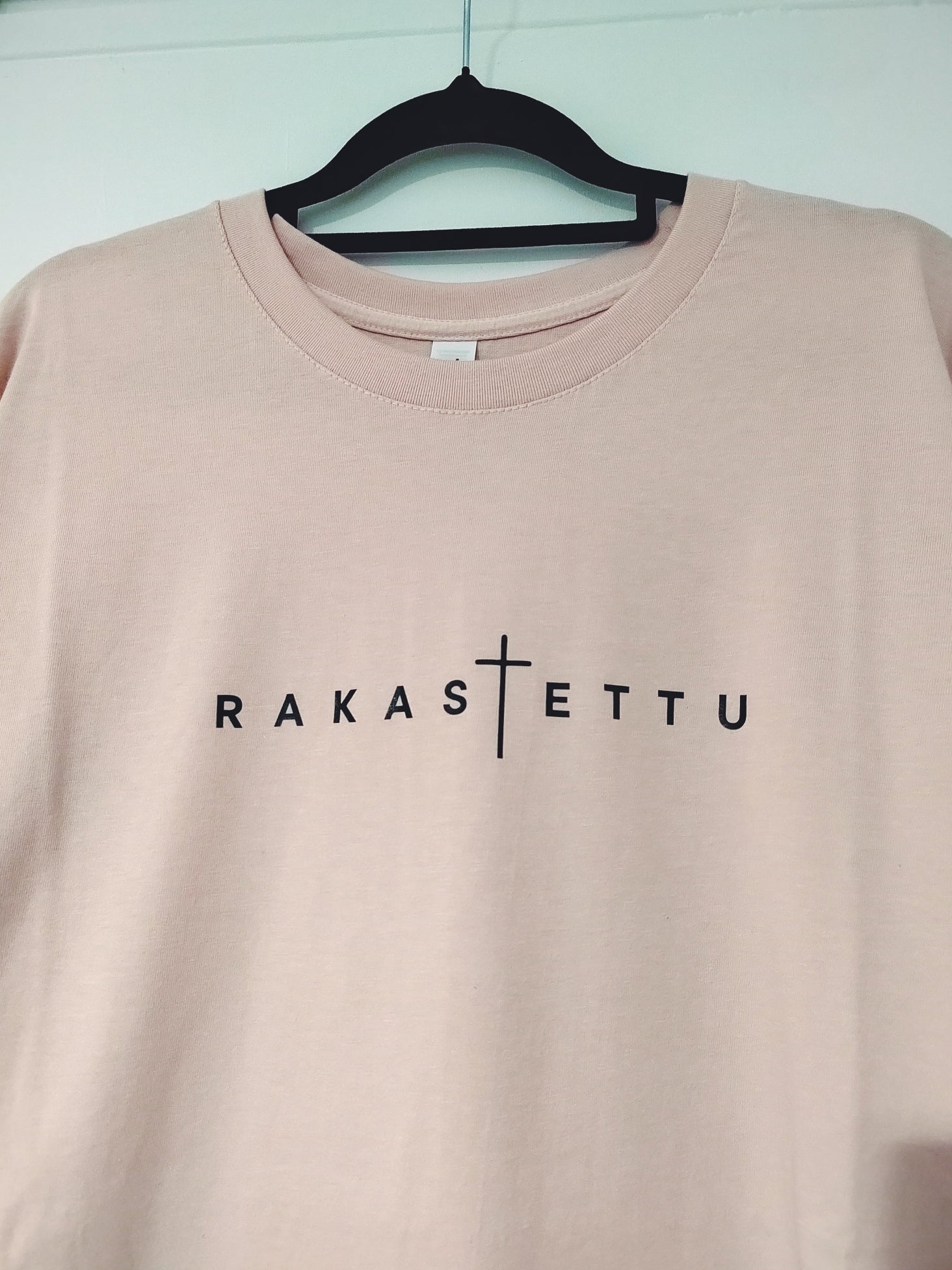 Kaivolla T-paita Rakastettu Blush Pink