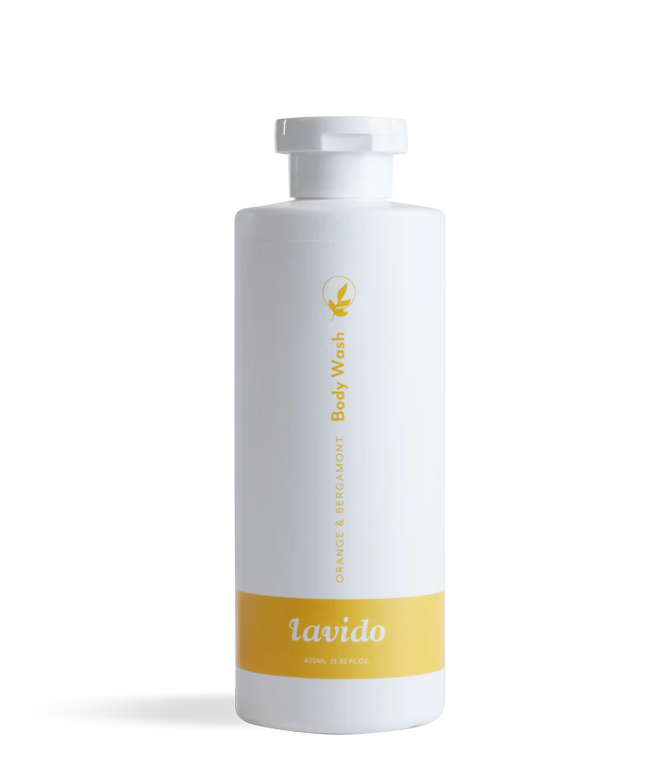 Lavido Aromaattinen Suihkugeeli Mandariini, Appelsiini & Bergamot  400ml.