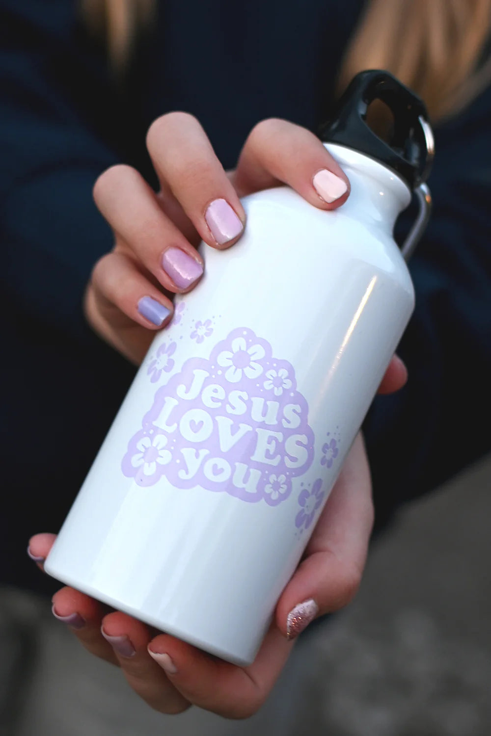 Juomapullo Jesus loves you