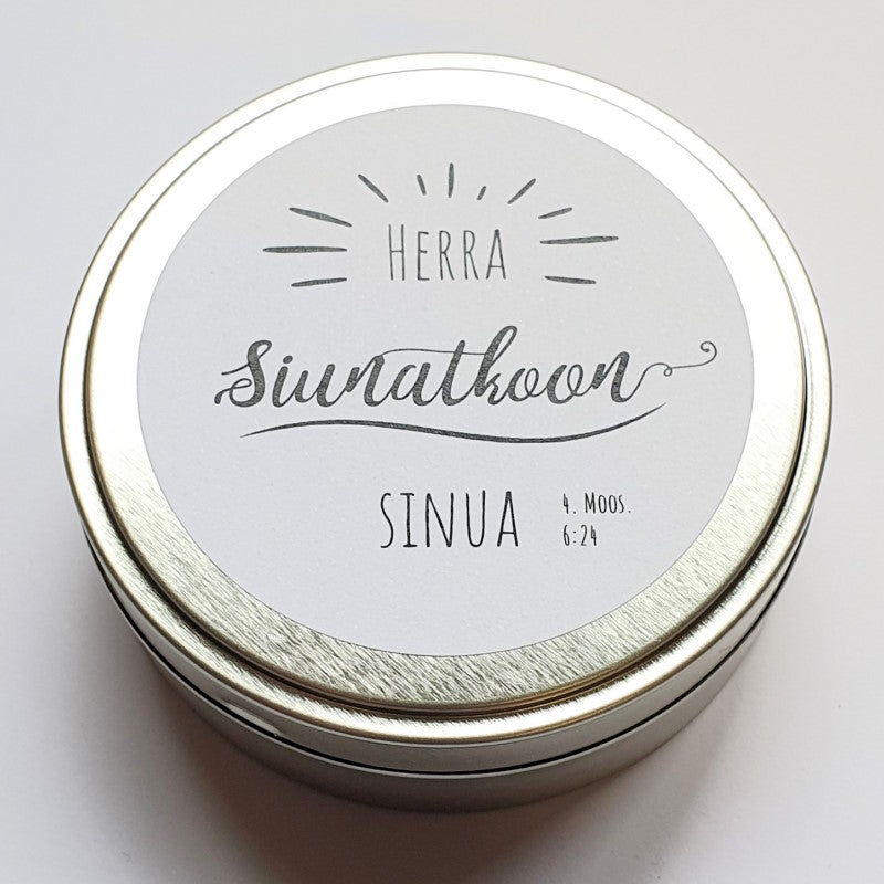 Mannakortit Peltirasiassa Herra siunatkoon sinua