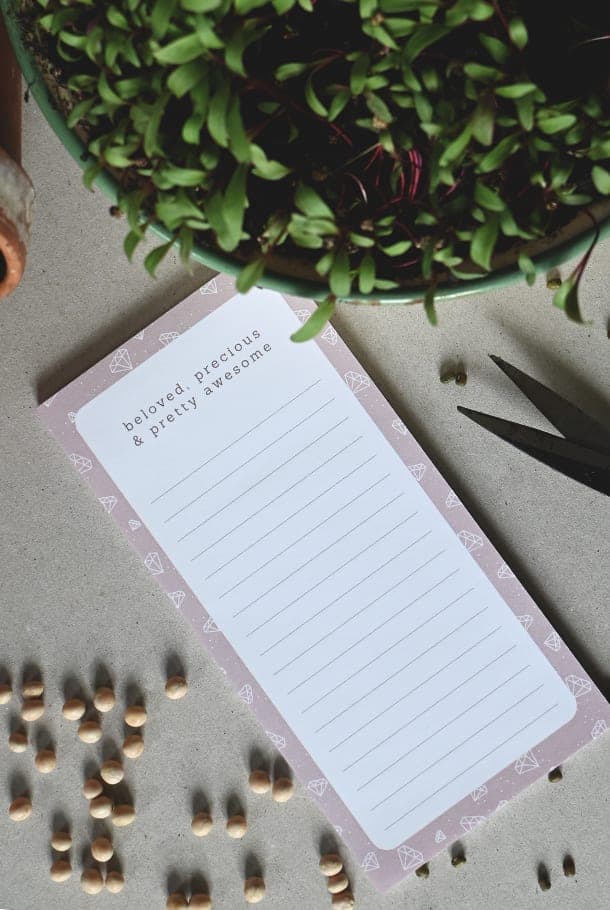 Magneettinen muistivihko Beloved, precious and pretty awesome