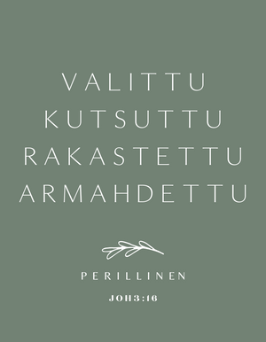 KAIVOLLA Kortti Valittu Värit: punainen / vihreä