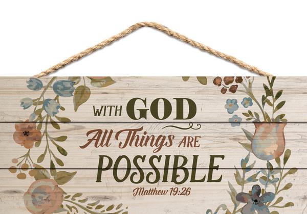 ARTGIFTS Sisustustaulu With God