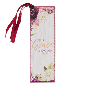 ARTGIFTS Kirjanmerkki LuxLeather His Grace is Enough