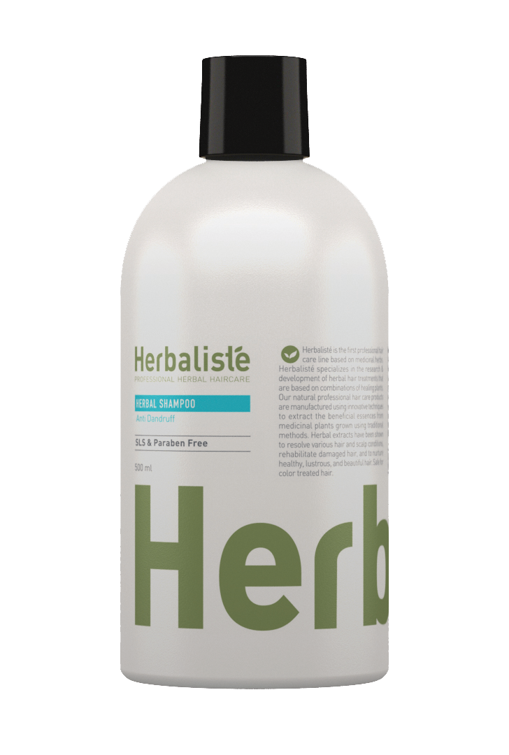 HERBALISTÉ Yrttipohjainen rauhoittava hilseshampoo 500ml