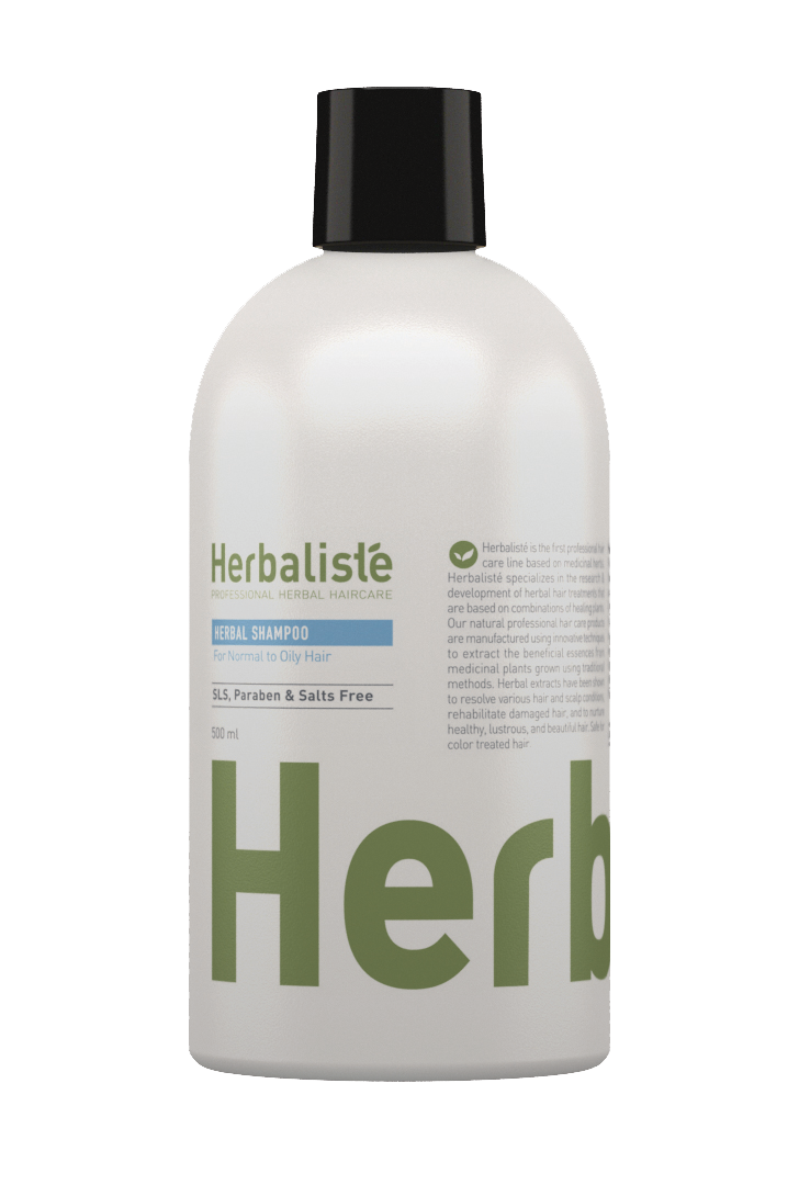 HERBALISTÉ Yrttishampoo normaaleille ja rasvoittuville hiuksille 500ml