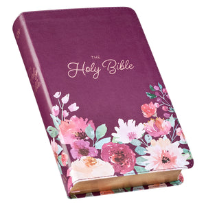 ARTGIFTS The Holy Bible KJV Raamattu Floral