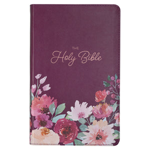 ARTGIFTS The Holy Bible KJV Raamattu Floral