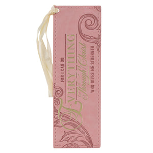 ARTGIFTS Kirjanmerkki LuxLeather Through Christ