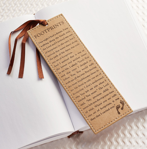 ARTGIFTS Kirjanmerkki LuxLeather Footprints