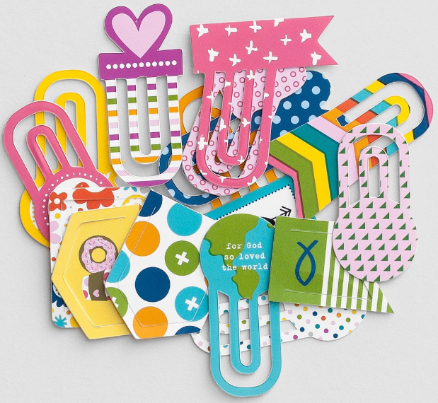 Värikkäät Klemmarit Designer Clips