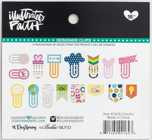 Värikkäät Klemmarit Designer Clips