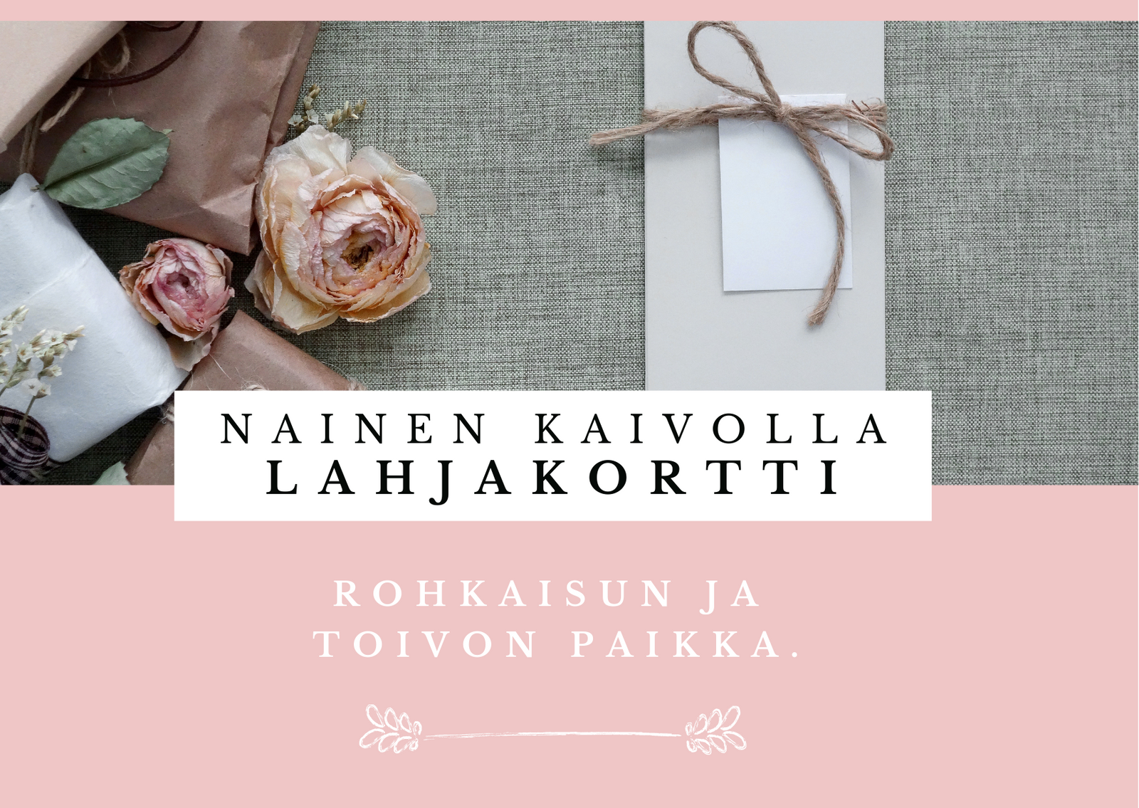 Nainen Kaivolla Lahjakortti