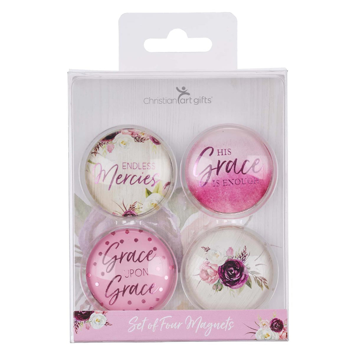 ARTGIFTS Magneettisetti Lasia His Grace is Enough