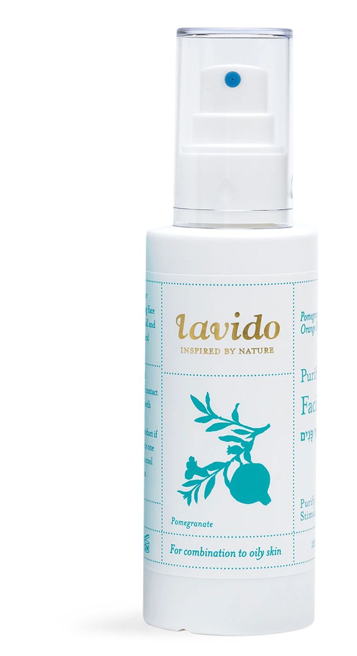 LAVIDO Puhdistava & Kirkastava kasvovesi 120 ml