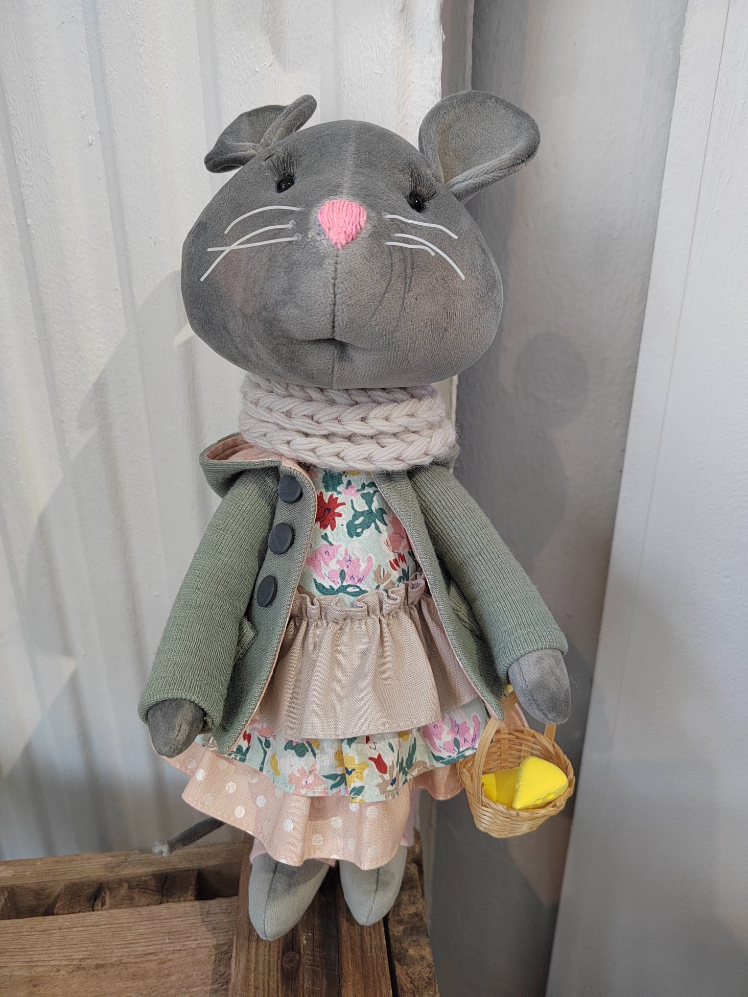 Käsintehty Hiiri nukke