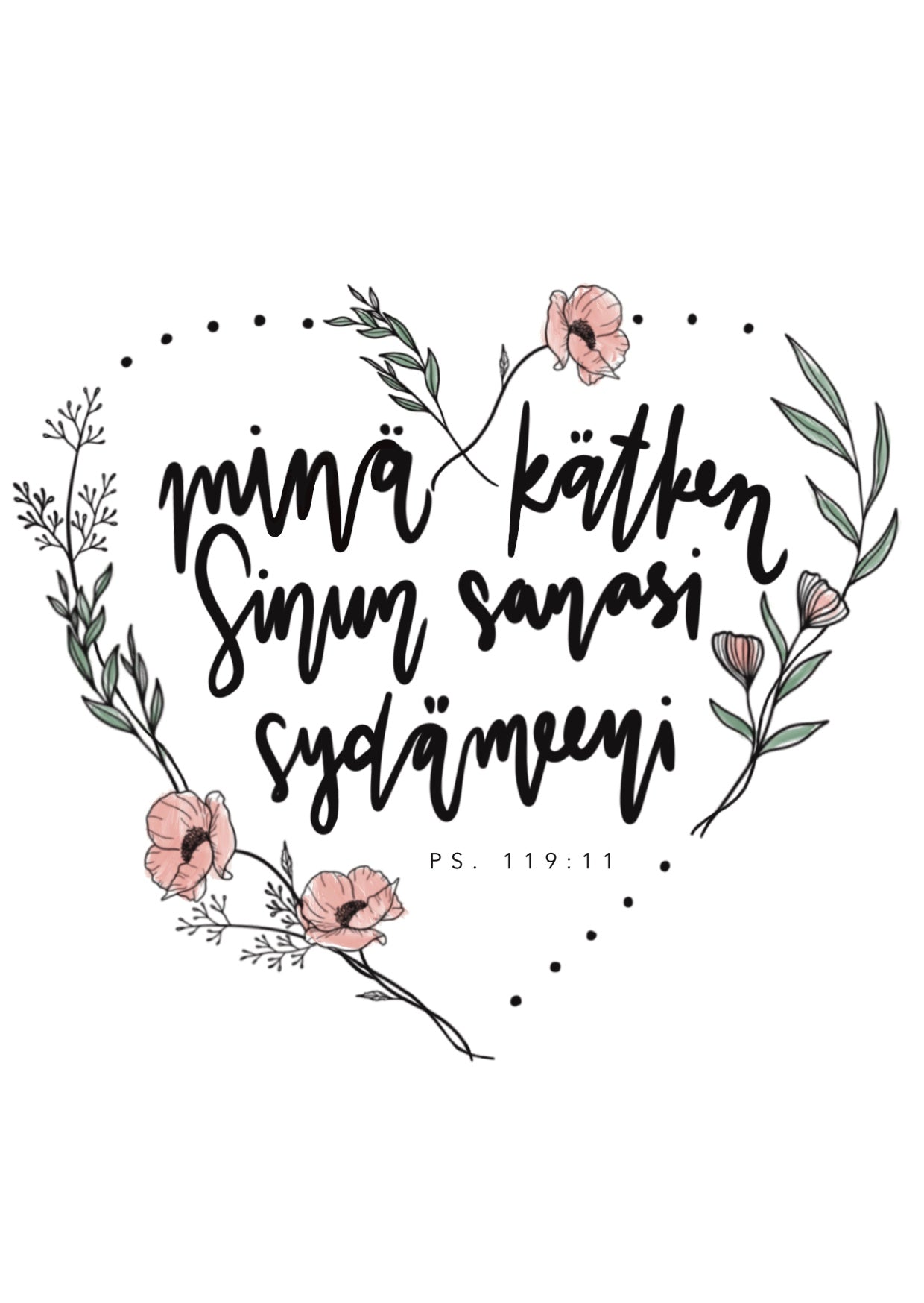 KAIVOLLA Kortti Minä kätken sanasi A6 & A5