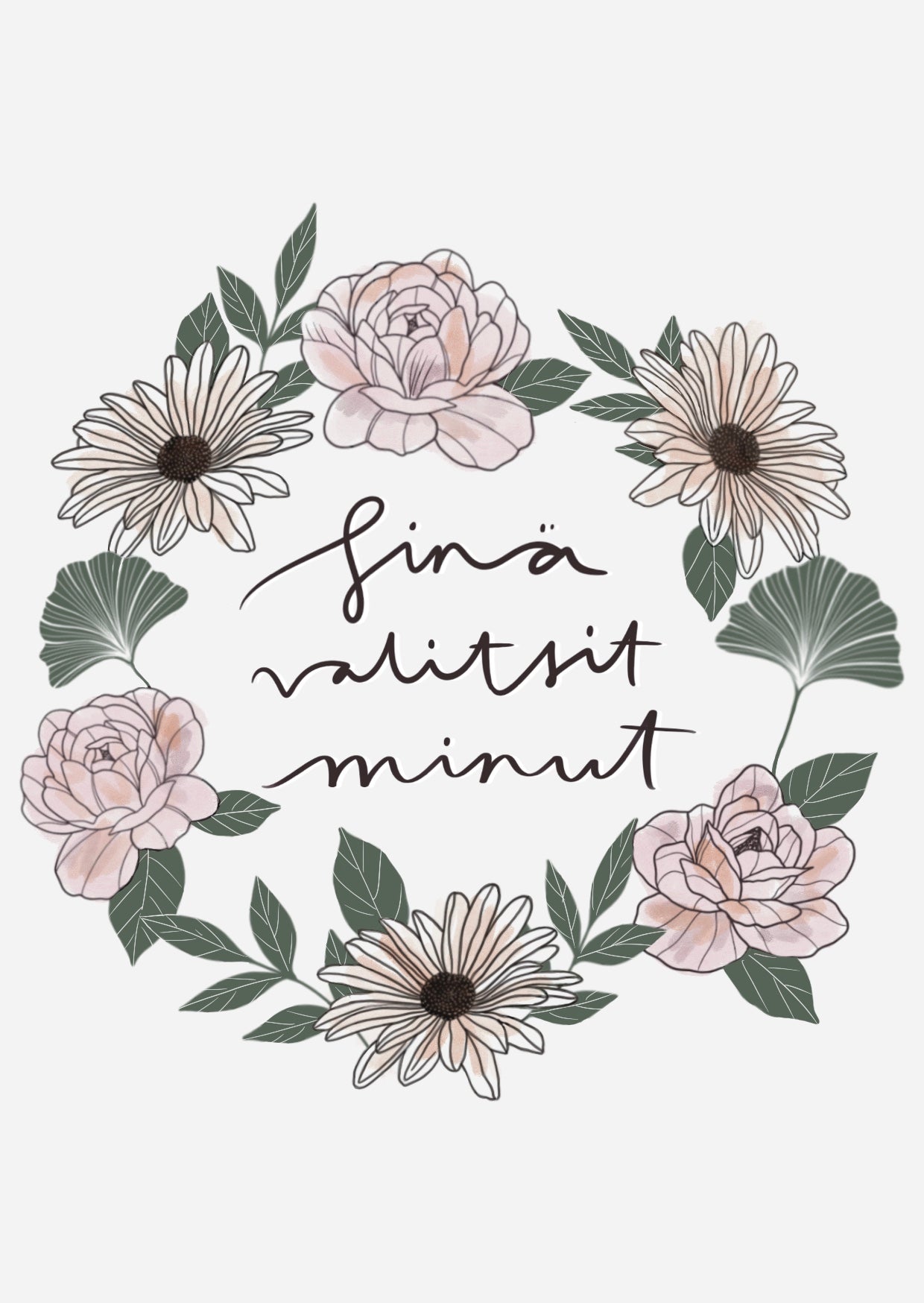 KAIVOLLA Kortti Sinä valitsit minut A6 & A5