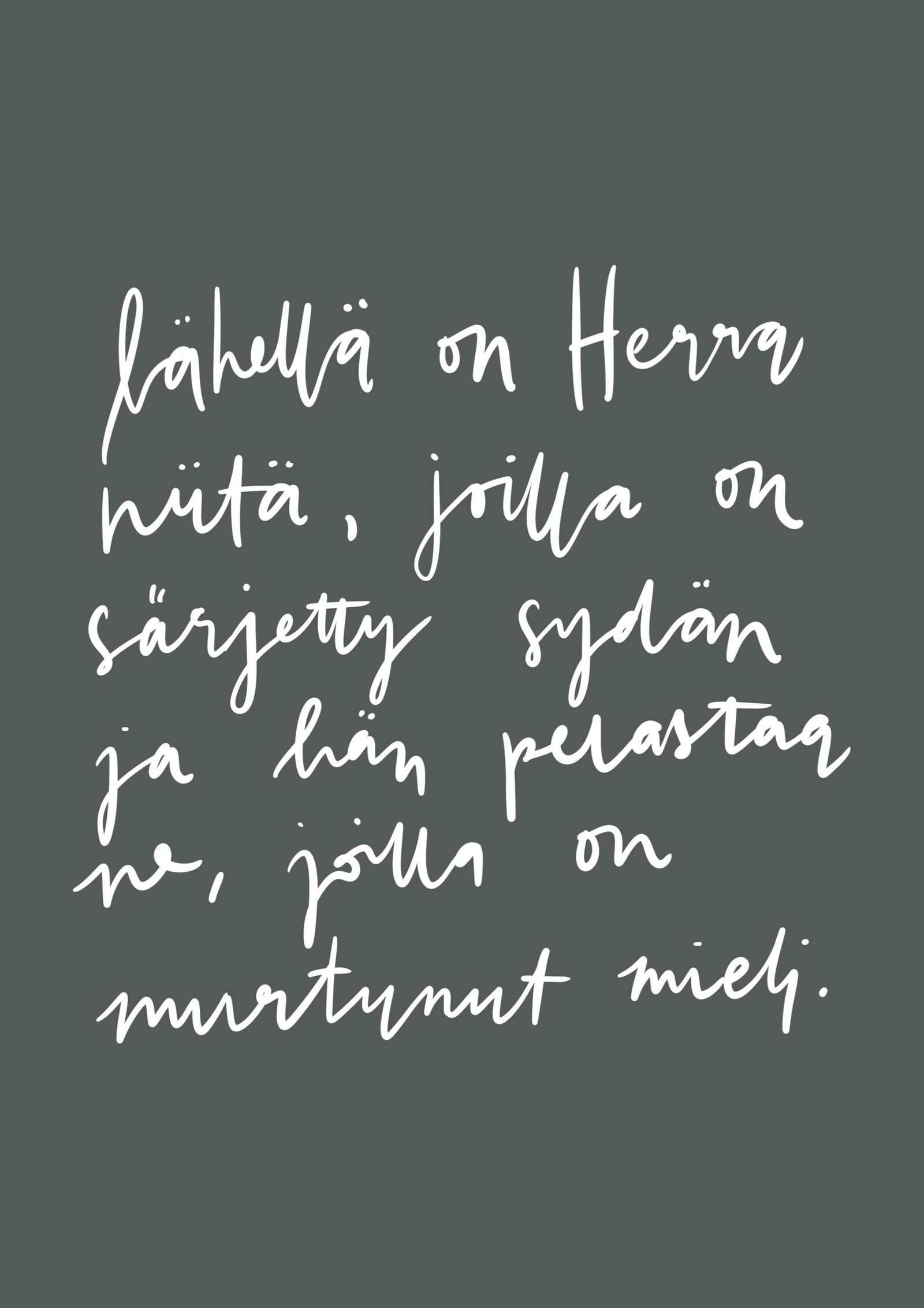 KAIVOLLA Kortti Herra on lähellä A5 & A4